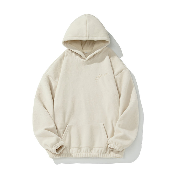Unisex Schwerer Fleece-Kapuzenpullover im Relaxed-Boxy-Schnitt mit Kängurutasche Echo Archiv