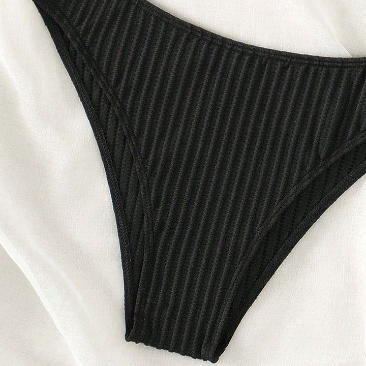 Damen raffinierter Bikini mit gestreiftem Design Echo Archiv