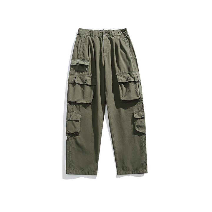 Herren Leichte Relaxed-Cargo-Hose mit elastischem Bund und Mehrfachtaschen Echo Archiv