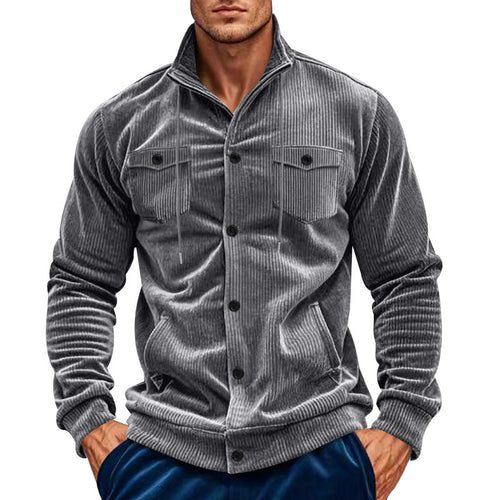 Herren cordjacke mit praktischen Brusttaschen Echoarchiv