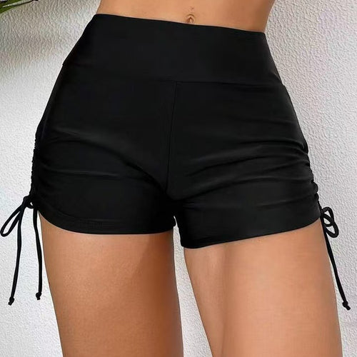 Damen Sportliche Badeshorts mit verstellbaren Seitenschnürungen Echo Archiv
