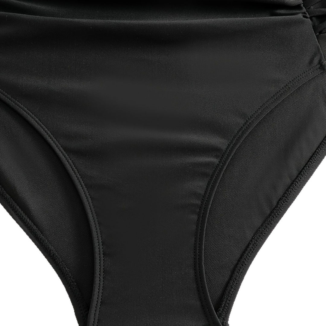 Damen Hochgeschnittener Bikini mit floralen Akzenten und raffinierten Details Echo Archiv