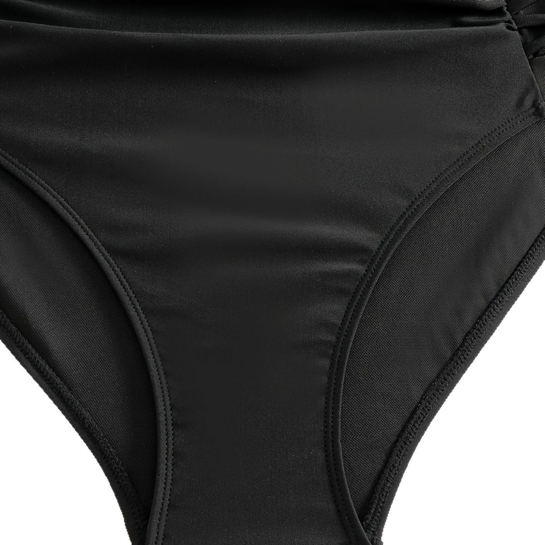 Damen Hochgeschnittener Bikini mit floralen Akzenten und raffinierten Details – Maréssa