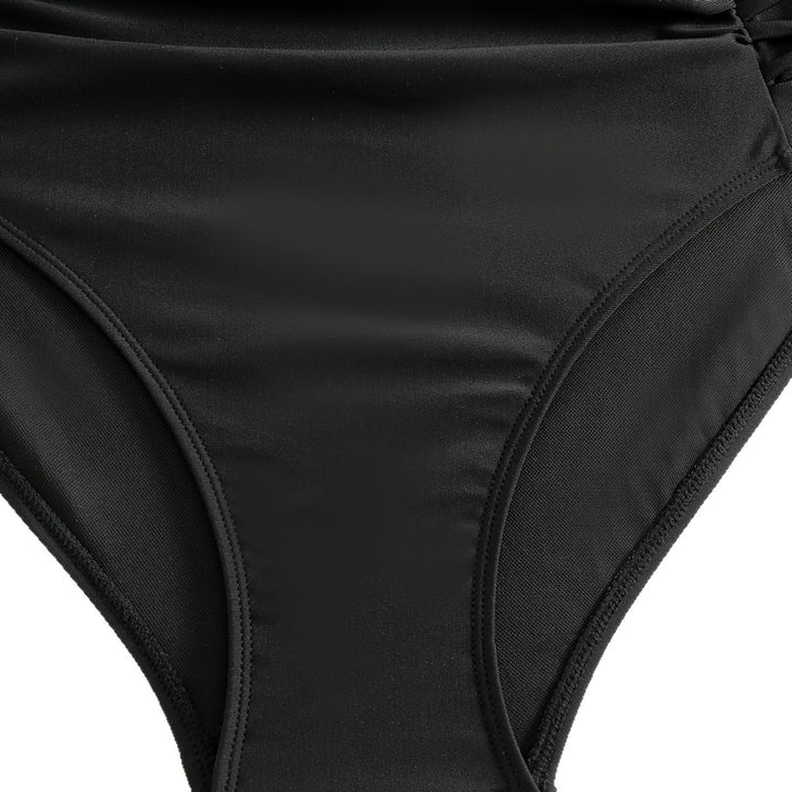 Damen Hochgeschnittener Bikini mit floralen Akzenten und raffinierten Details Echo Archiv