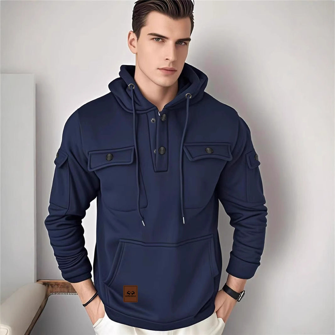 Herren Multifunktionale Kapuzenjacke Echo Archiv