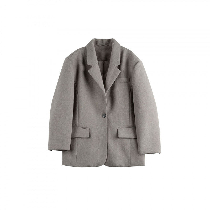Damen Oversize-Blazer im Boxy-Cut mit Reverskragen und Pattentaschen Echo Archiv