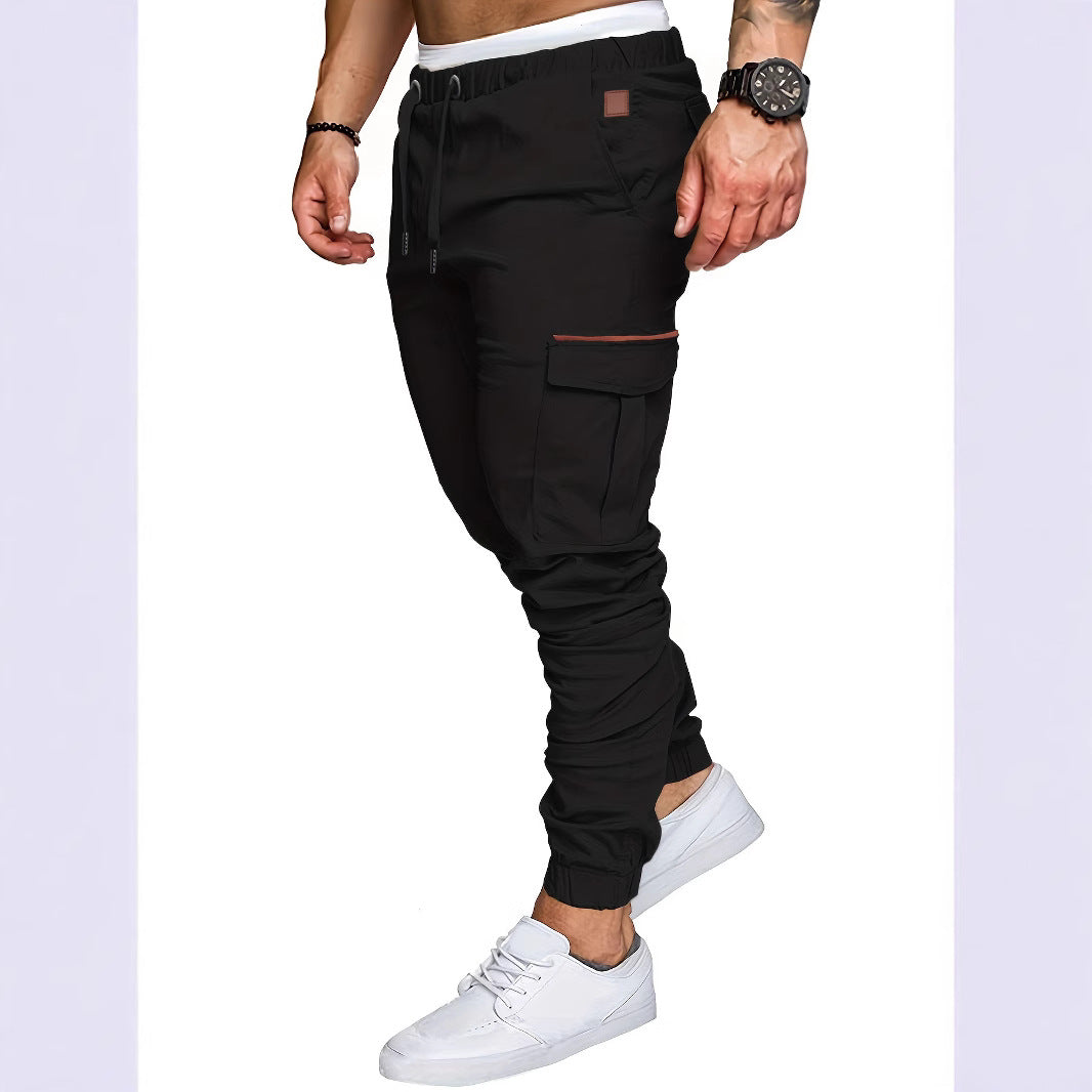 Herren Cargo-Hose mit elastischem Bund und praktischen Taschen Echoarchiv