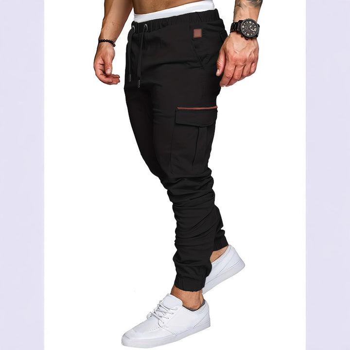 Herren Cargo-Hose mit elastischem Bund und praktischen Taschen Echoarchiv