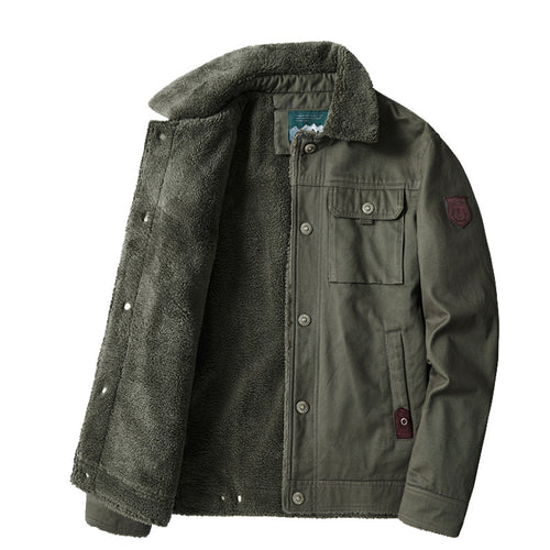Herren Warm gefütterte Utility-Jacke Echo Archiv