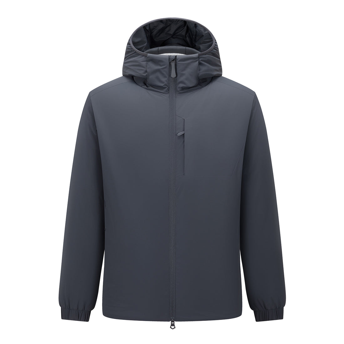 Herren Kapuzen-Softshelljacke mit Zwei-Wege-Reißverschluss, wasserabweisender Membran und Brusttasche Echoarchiv