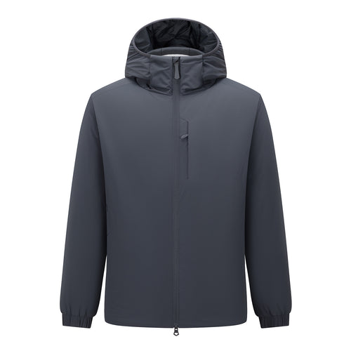 Herren Kapuzen-Softshelljacke mit Zwei-Wege-Reißverschluss, wasserabweisender Membran und Brusttasche Echoarchiv