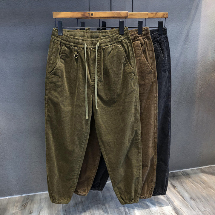 Herren Bequeme Cord-Hose mit elastischem Bund Echo Archiv