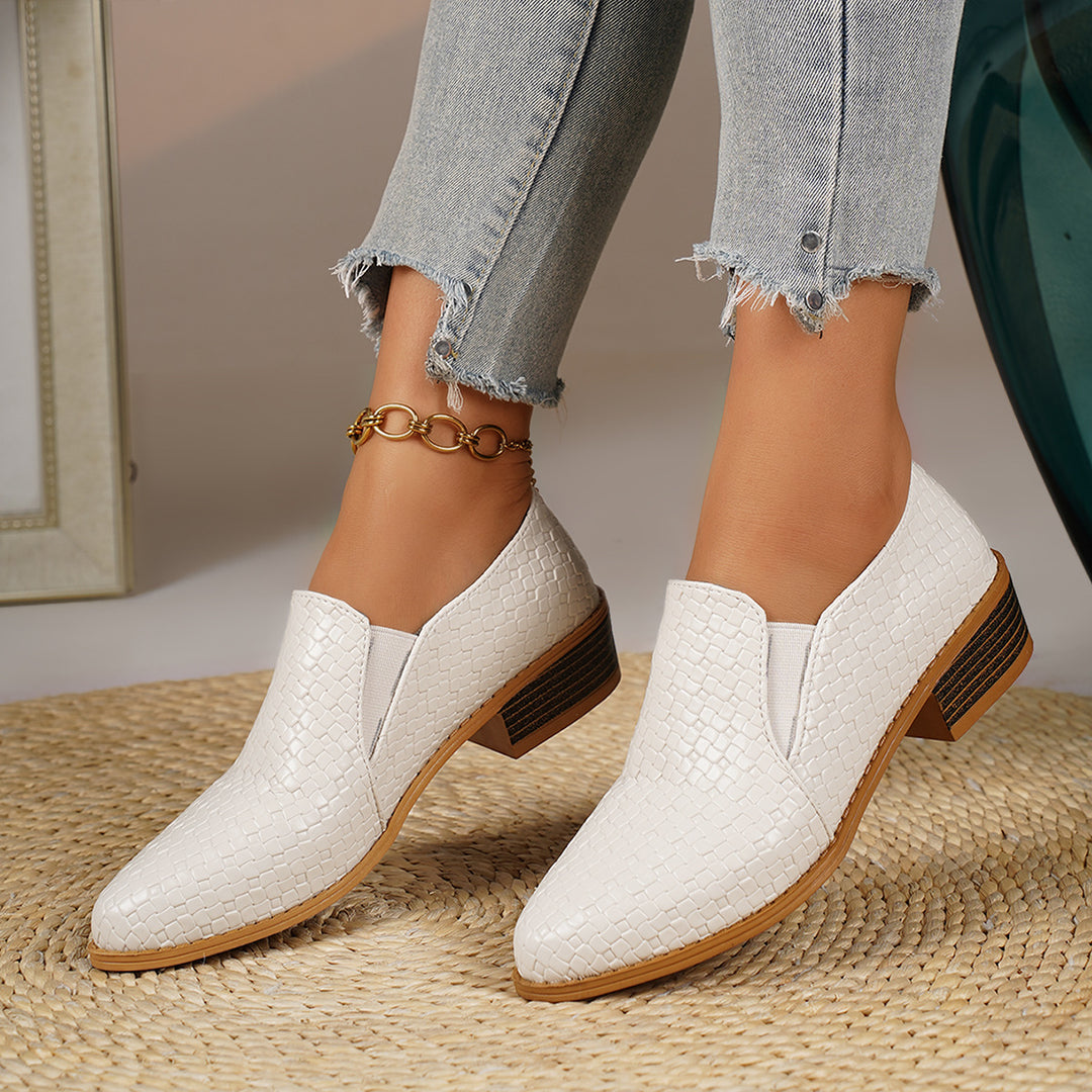 Damen Elegante Slipper mit Struktur-Design Echo Archiv