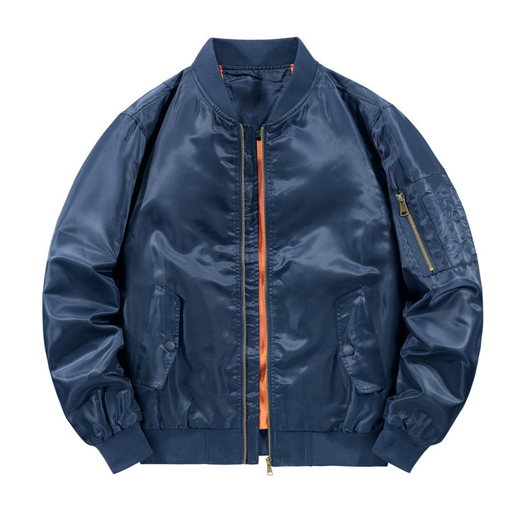 Herren leichter Pilotenbomber mit kontrastfutter und Ärmel‑Utilitytasche Echo Archiv