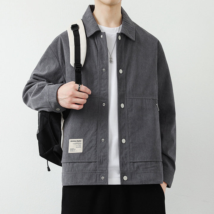 Herren Modische Cordjacke Echo Archiv