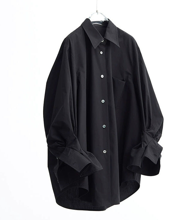Damen Oversized Hemd mit lässigem Schnitt Echoarchiv