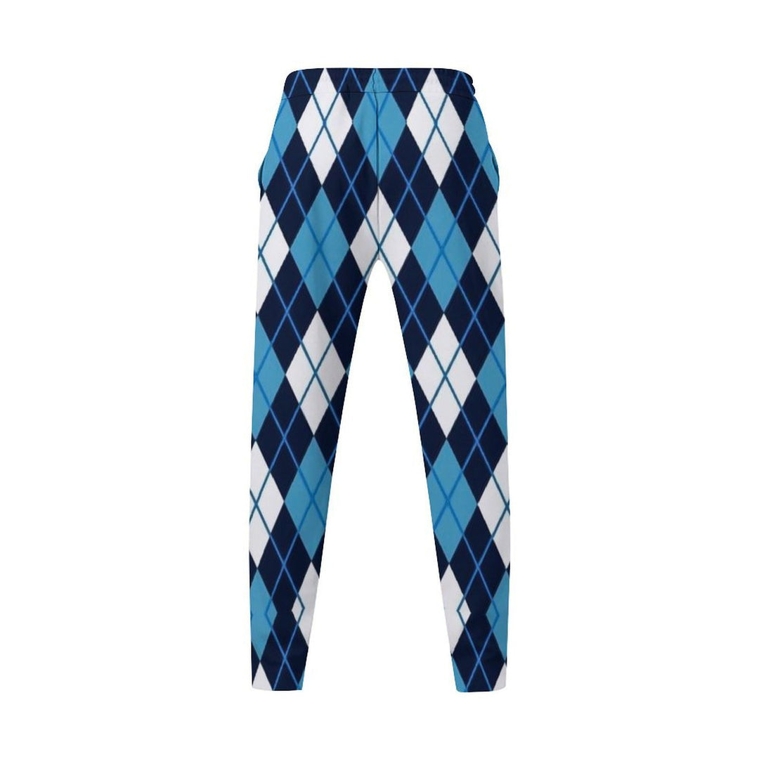Herren lässige Karohose im modernen Design mit elastischem Bund und praktischen Taschen Echoarchiv