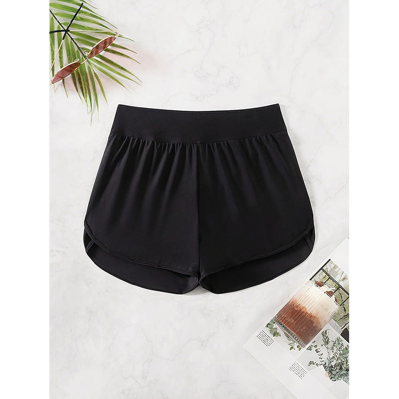 Damen Sportliche Shorts mit hohem Bund und lockerem Schnitt Echo Archiv