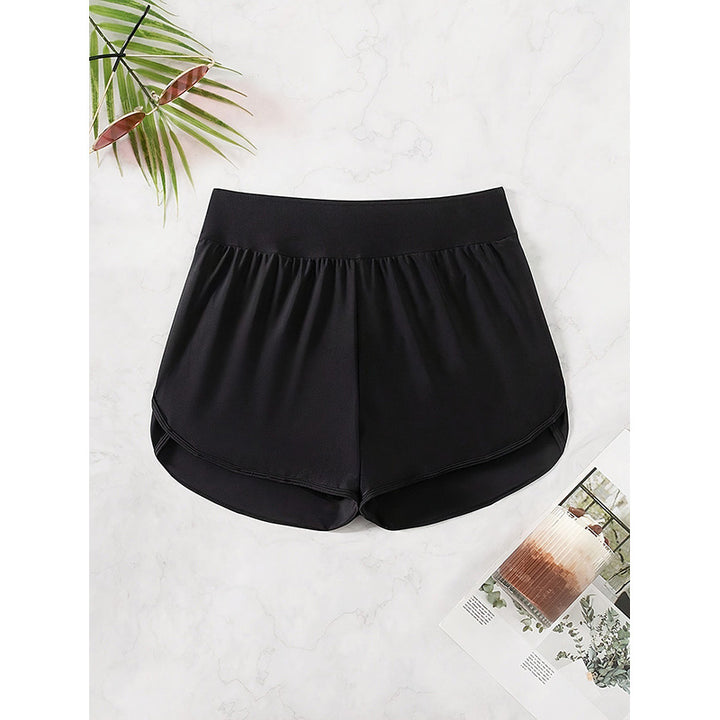 Damen Sportliche Shorts mit hohem Bund und lockerem Schnitt Echo Archiv