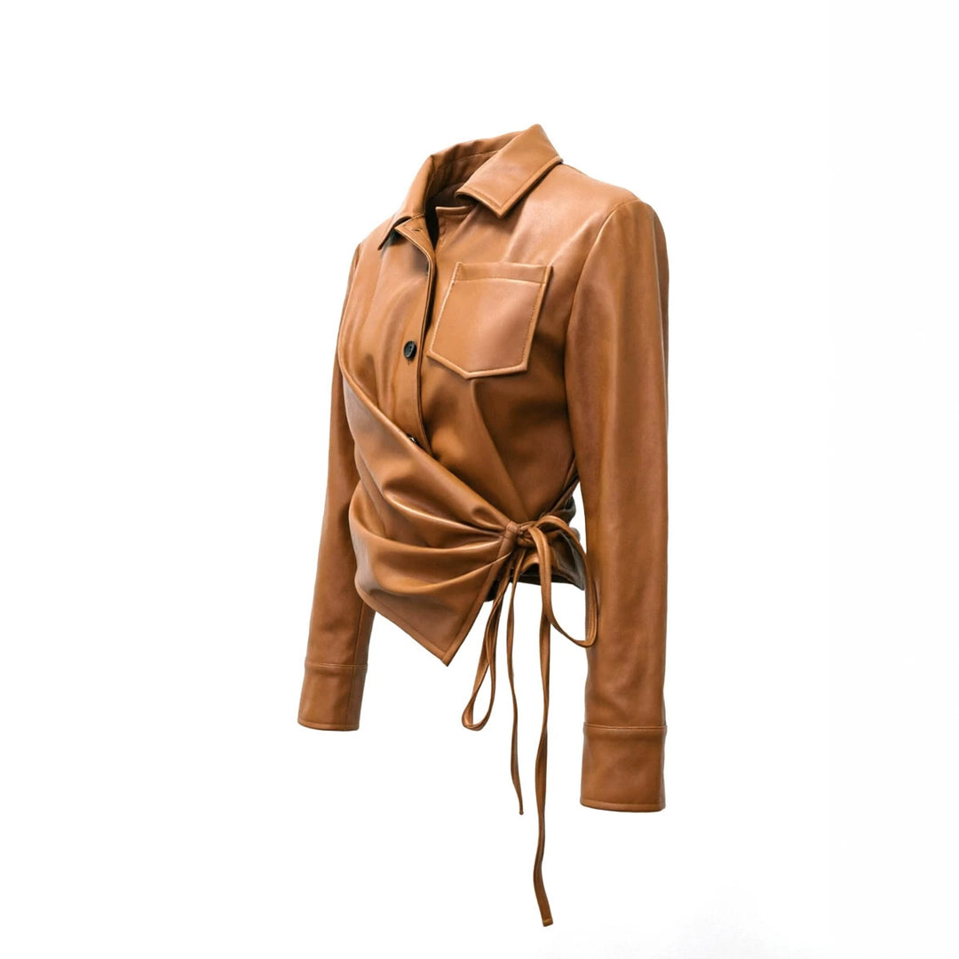 Damen Stilvolle Wickeljacke Echo Archiv