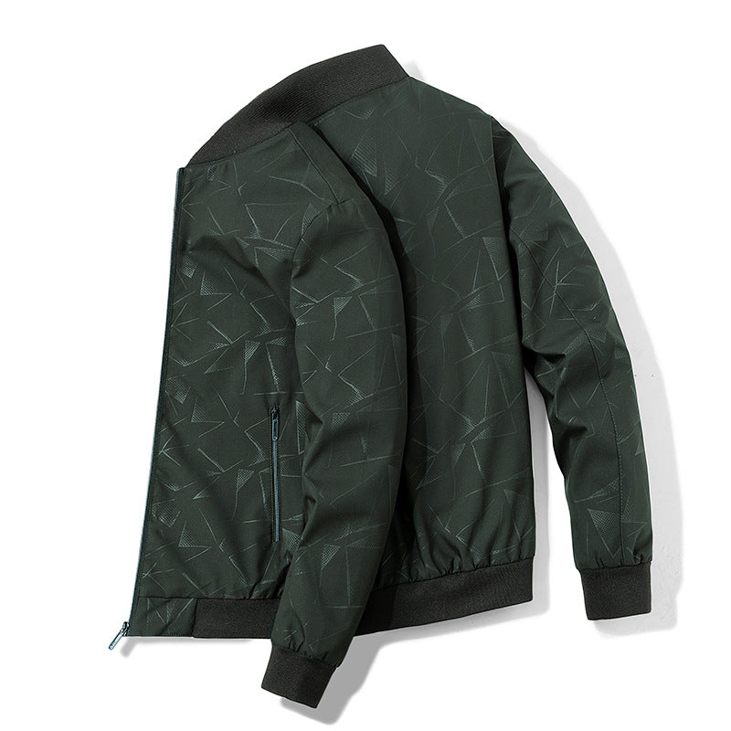 Herren modische Sweatjacke mit grafischem Muster Echoarchiv