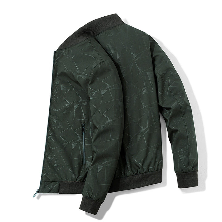 Herren modische Sweatjacke mit grafischem Muster Echoarchiv