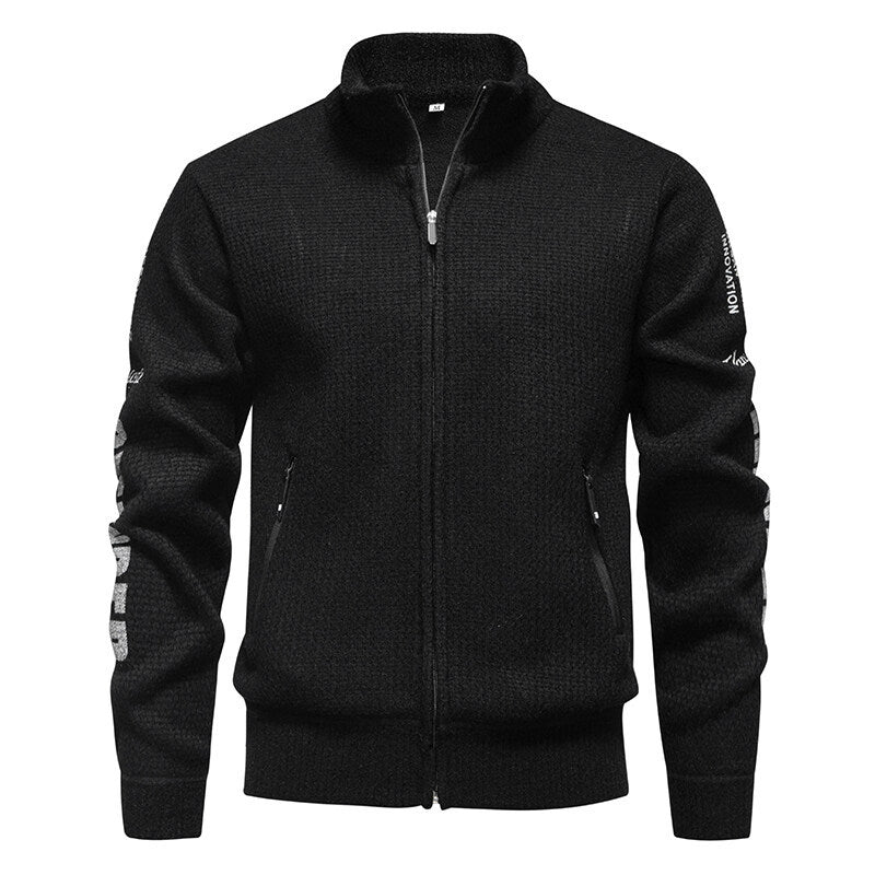 Herren Steppjacke mit hohem Kragen und praktischen Taschen Echoarchiv