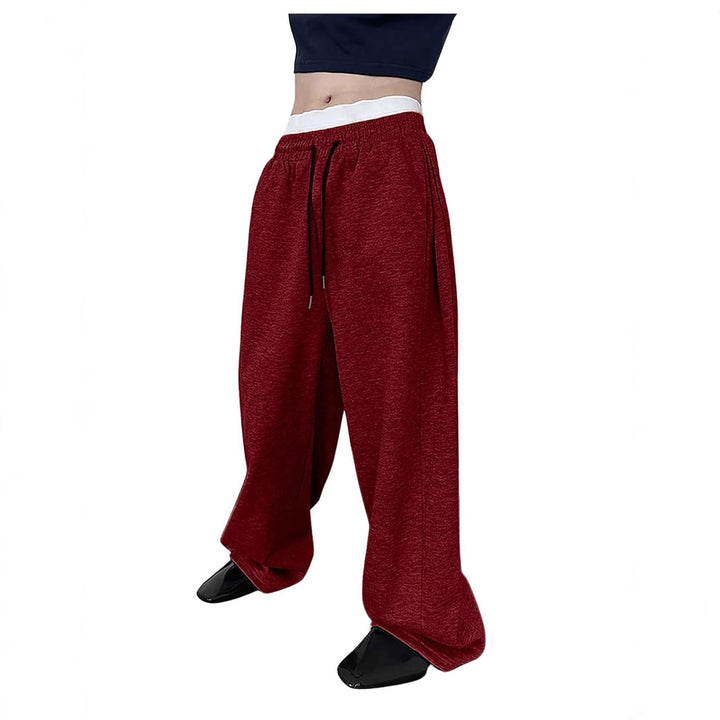 Herren nan lockere Oversize Jogginghose mit elastischem Bund und Kordelzug Echo Archiv