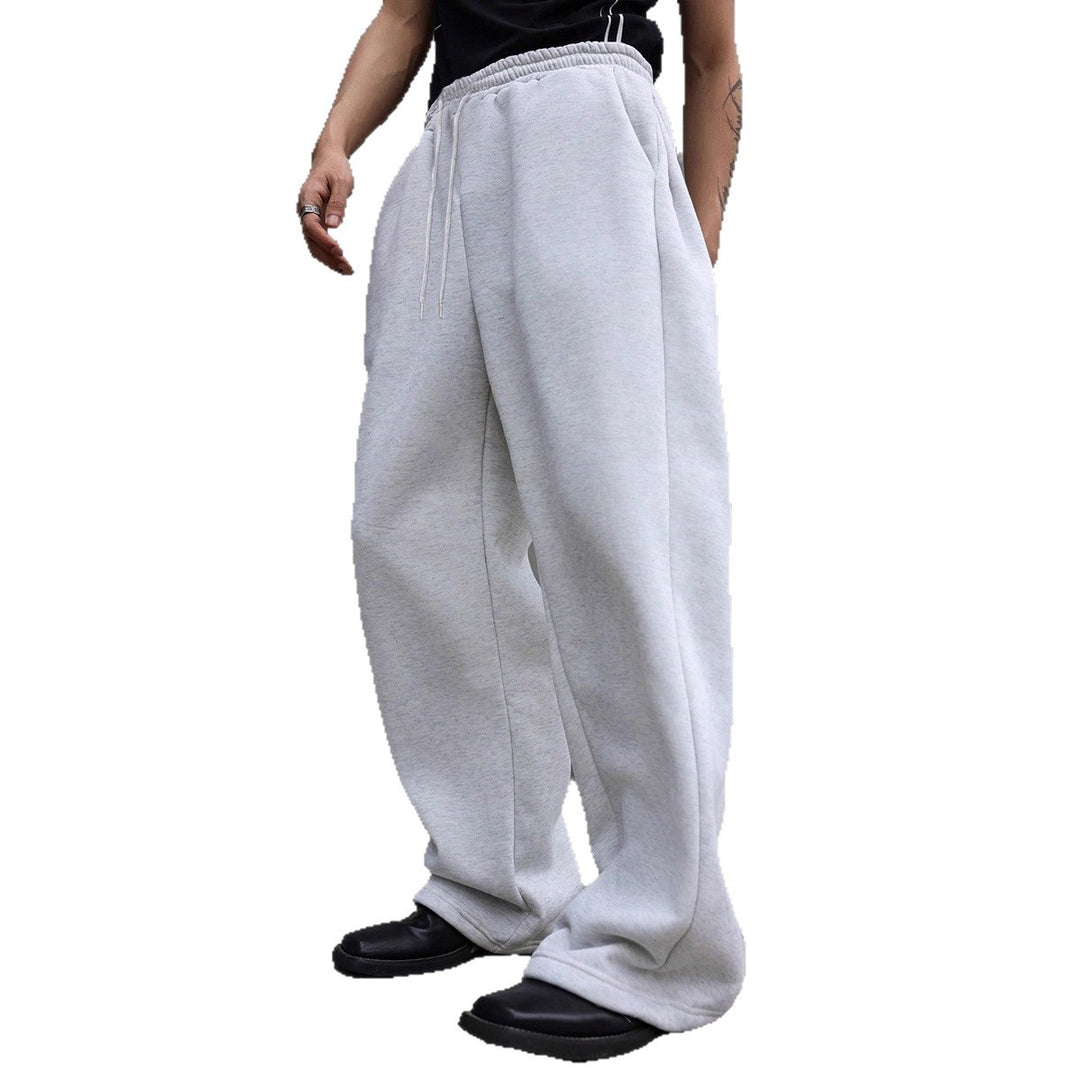 Herren Weite Oversize-Sweatpants mit Tunnelzugbund, Fleece-Innenfutter & Eingrifftaschen Echo Archiv