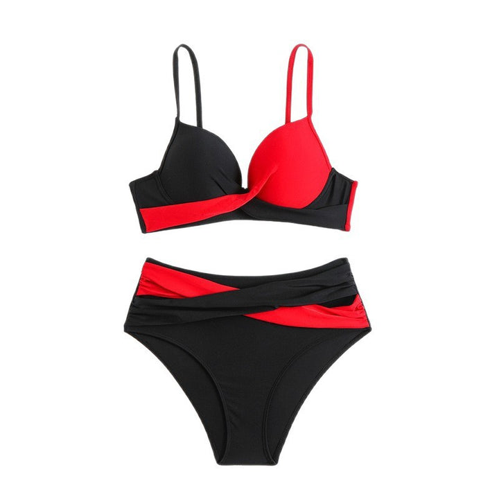 Damen Zweiteiliges Bikini-Set mit verspieltem Wickeldesign Echo Archiv