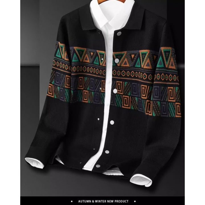 Damen Jacke mit einzigartigem geometrischem Muster Echoarchiv