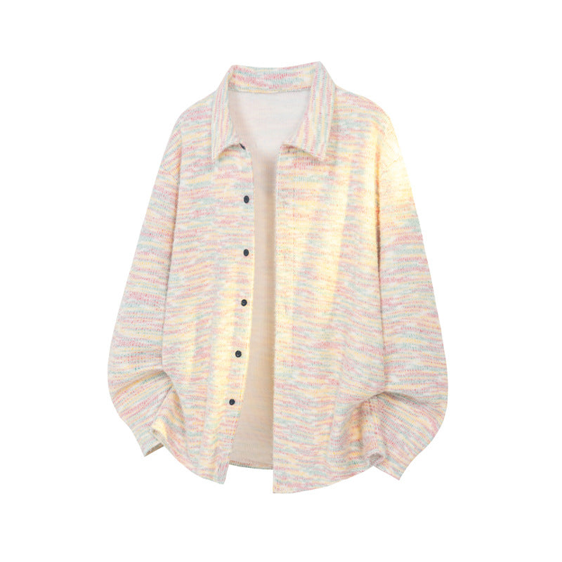 Damen Modische Strickjacke mit buntem Muster Echo Archiv