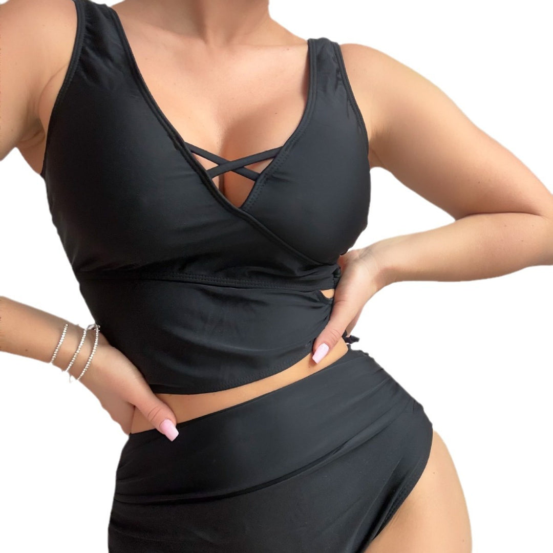 Damen Sportliches Wickel-Bikini-Set Echo Archiv