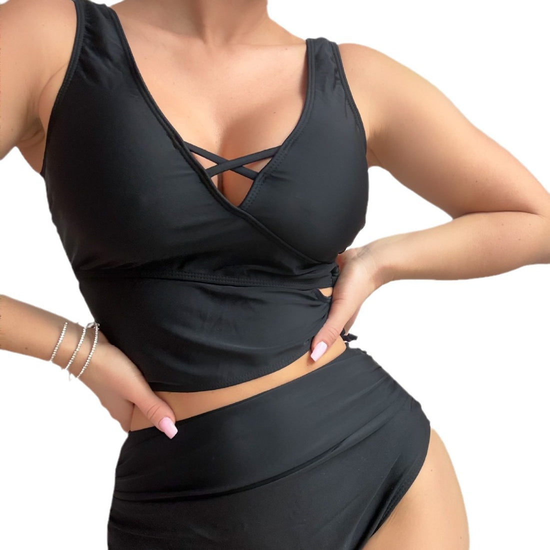 Damen Sportliches Wickel-Bikini-Set – Maréssa