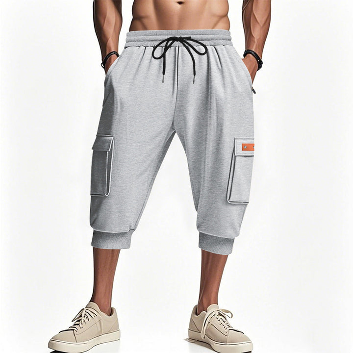 Herren Cargo-Shorts mit elastischem Bund und seitlichen Taschen Echoarchiv