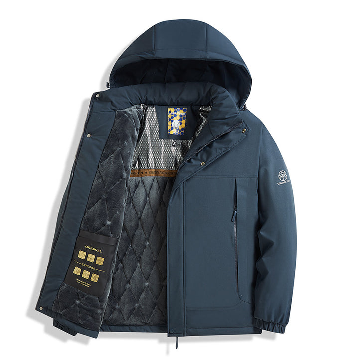 Herren Multifunktionale und warme Steppjacke Echo Archiv