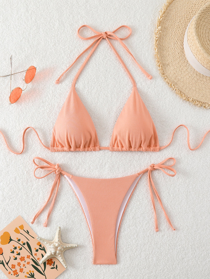 Damen Triangel-Bikini mit verstellbaren Riemen und raffinierten Details Echo Archiv