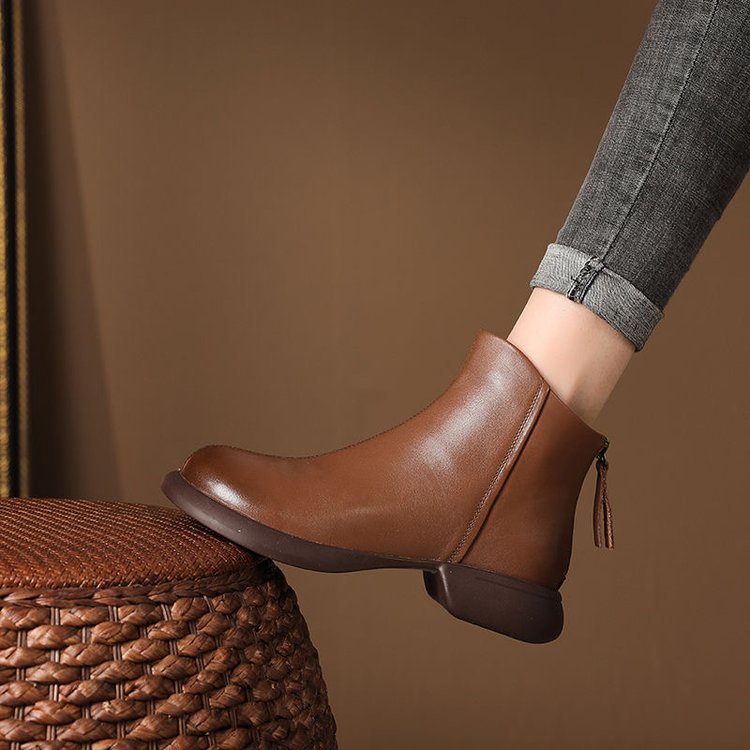 Damen Elegante Ankle Boots mit Reißverschluss Echo Archiv