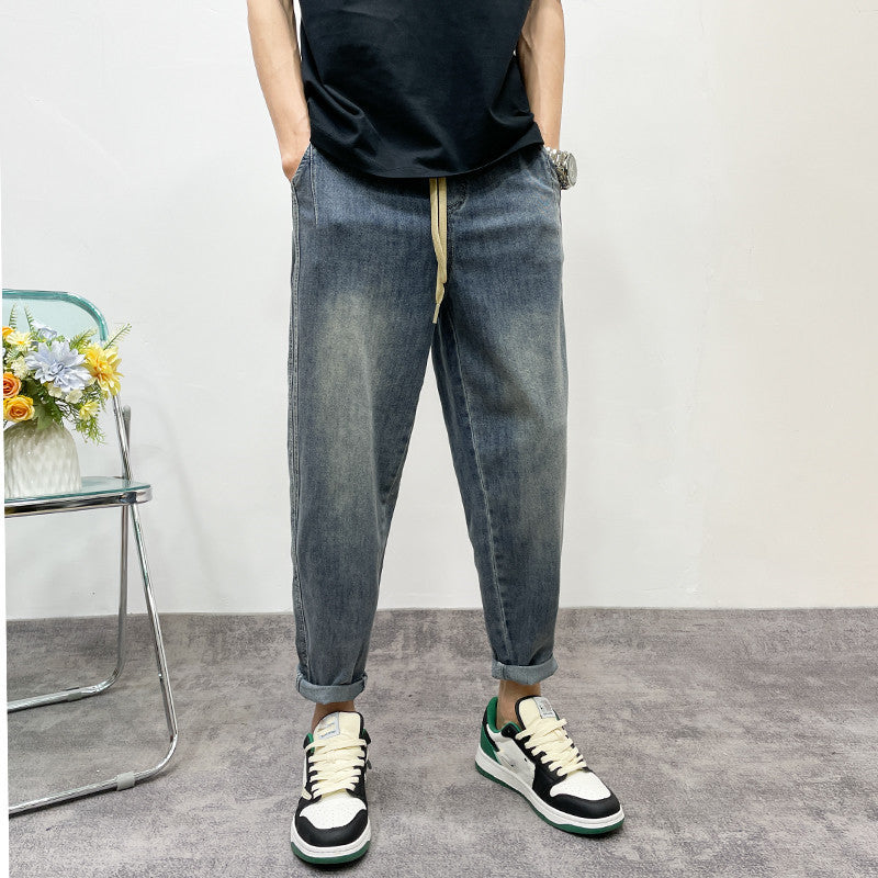 Herren Lässige Denim-Hose Echoarchiv