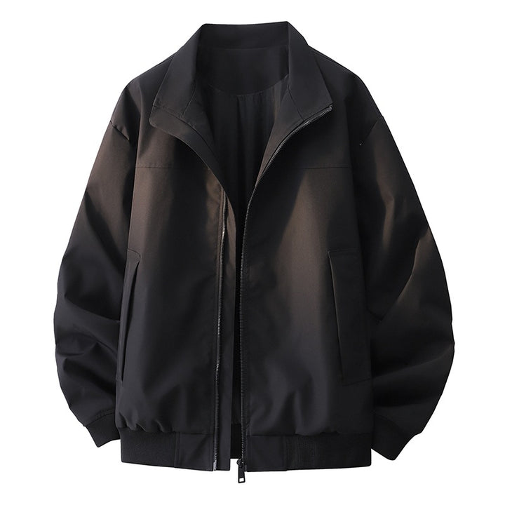 Herren Leichte Übergangsjacke im Blousonstil mit elastischem Saum Echoarchiv