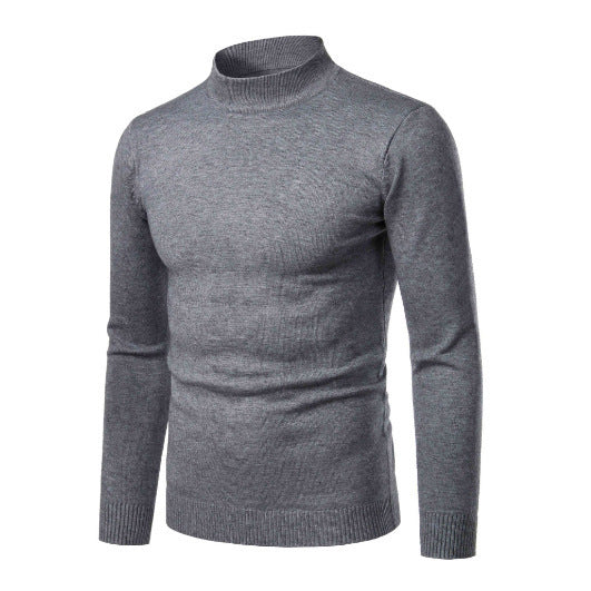 Herren Rollkragenpullover aus hochwertigem Strickmaterial Echoarchiv