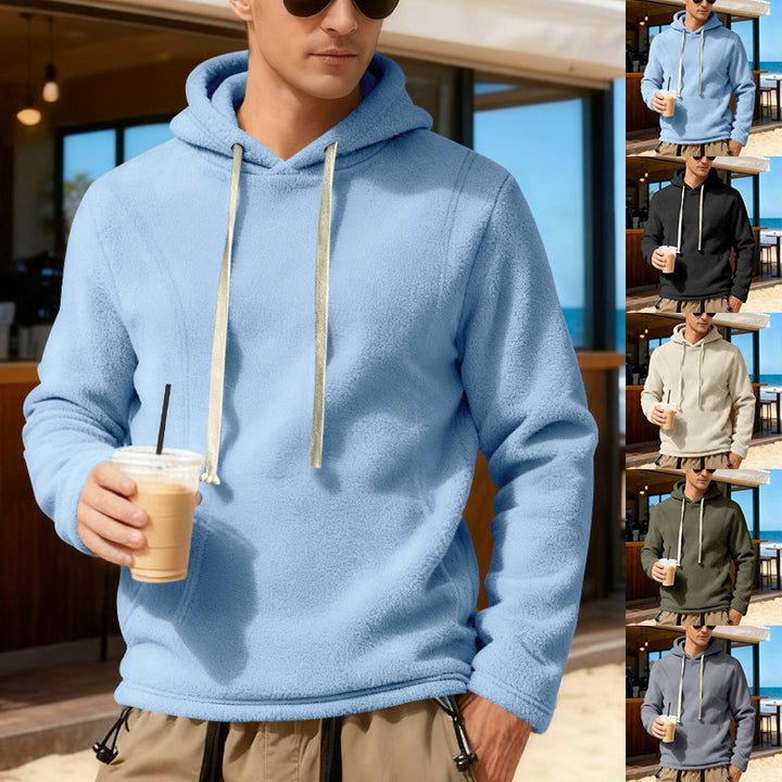 Herren Fleece-Pullover mit Kapuze Echoarchiv