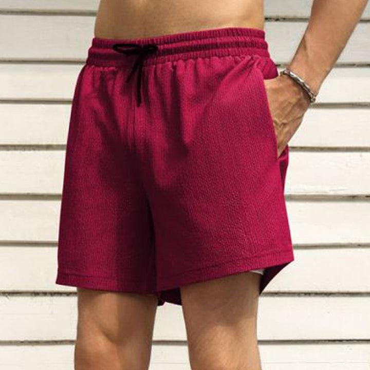 Herren nan zweilagige Schwimmshorts mit innerer Kompressionshose und seitlicher Smartphone-Tasche Echo Archiv