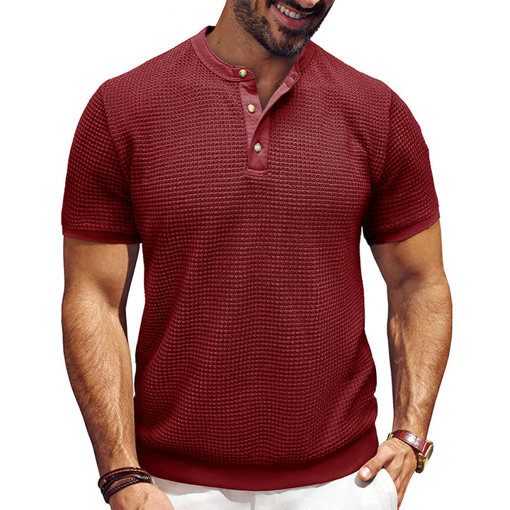 Herren Kurzarm-Shirt mit Knopfleiste Echoarchiv