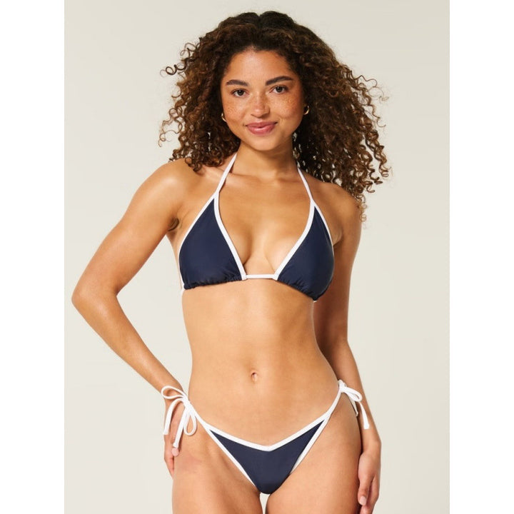 Damen Triangel-Bikini mit verstellbaren Trägern und charmantem Knoten Echo Archiv