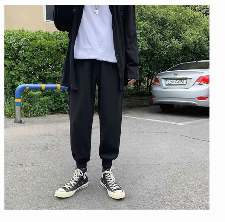 Herren Lässige Jogginghose mit elastischem Bund Echoarchiv