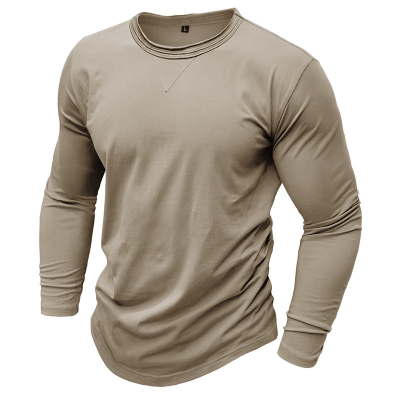 Herren Langarmshirt mit Rundhalsausschnitt und sportlichem Design Echoarchiv