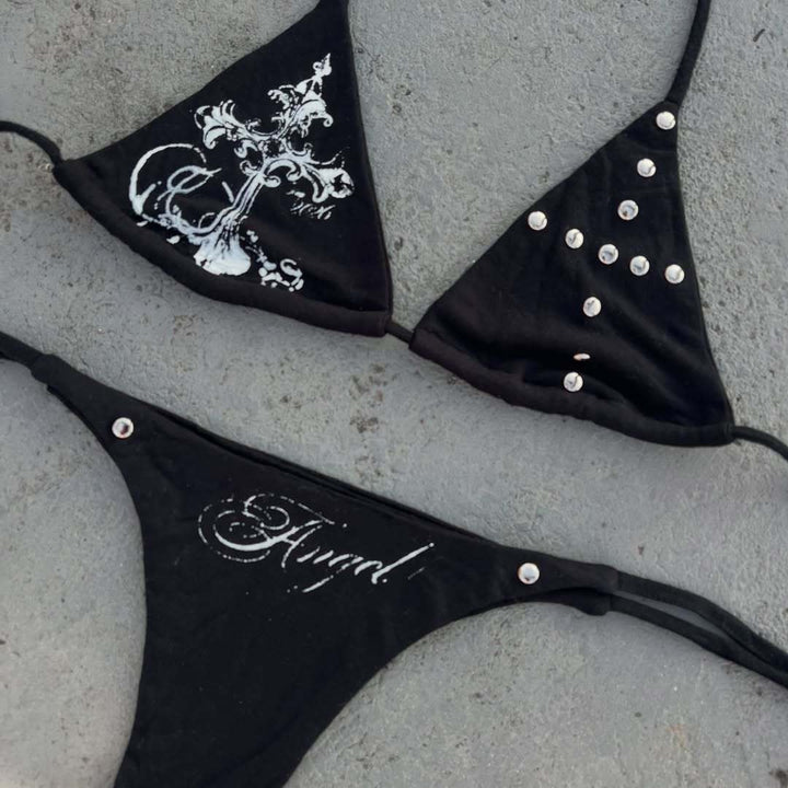 Damen Bikini-Set mit ausgefallenen Details und einzigartigen Akzenten Echo Archiv
