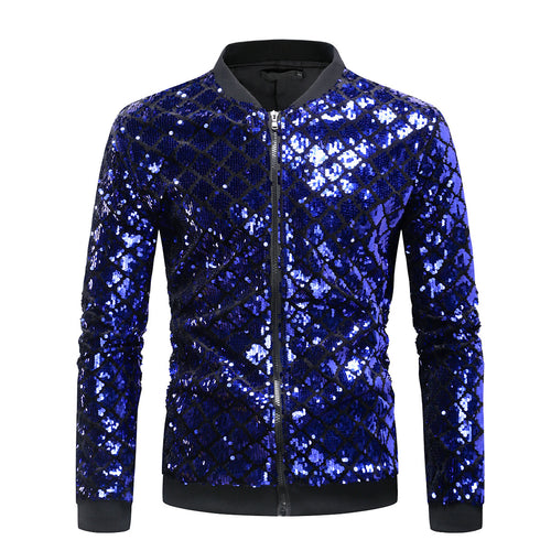 Herren Glitzernde Steppjacke Echoarchiv