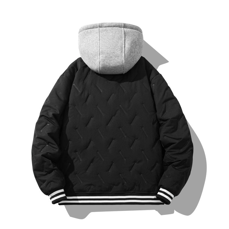 Herren wattierte und gefütterte Urbanjacke mit hohem Kragen Echoarchiv
